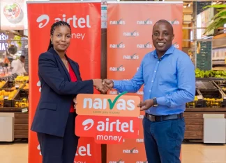 Airtel Money Kenya has signed a partnership with Naivas Supermarket that will allow Airtel Money customers to deposit and withdraw cash across Naivas branches countrywide. The deal is part of Airtel Money’s proactive strategy to expand its agent footprint and get closer to the customer, which heightens the competition for customers with Safaricom’s M-Pesa. Speaking during the signing ceremony, Airtel Money Managing Director, Ms Anne Kinuthia-Otieno, said the partnership, will significantly bolster their ongoing efforts to enhance access to financial services for their customers through their Mobile Money platform. “Today marks a significant milestone for us, as we join hands with Naivas Supermarket to bring enhanced convenience to our customers,” said Ms. Anne Kinuthia-Otieno. “This partnership underscores Airtel Money’s commitment to expanding our reach and ensuring that our services are easily accessible. By offering cash deposit and withdrawal services at Naivas branches nationwide, we are not only strengthening our presence but also reaffirming our dedication to providing seamless and affordable financial solutions through our Mobile Money platform,”