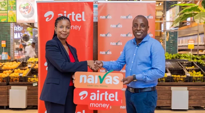 Airtel Money Kenya has signed a partnership with Naivas Supermarket that will allow Airtel Money customers to deposit and withdraw cash across Naivas branches countrywide. The deal is part of Airtel Money’s proactive strategy to expand its agent footprint and get closer to the customer, which heightens the competition for customers with Safaricom’s M-Pesa. Speaking during the signing ceremony, Airtel Money Managing Director, Ms Anne Kinuthia-Otieno, said the partnership, will significantly bolster their ongoing efforts to enhance access to financial services for their customers through their Mobile Money platform. “Today marks a significant milestone for us, as we join hands with Naivas Supermarket to bring enhanced convenience to our customers,” said Ms. Anne Kinuthia-Otieno. “This partnership underscores Airtel Money’s commitment to expanding our reach and ensuring that our services are easily accessible. By offering cash deposit and withdrawal services at Naivas branches nationwide, we are not only strengthening our presence but also reaffirming our dedication to providing seamless and affordable financial solutions through our Mobile Money platform,”