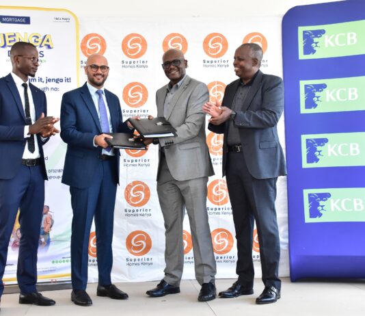 Leading property developer Superior Homes Kenya has today signed a Memorandum of Understanding (MOU) with KCB Bank Kenya that will see the two institutions bridge the gap between property development and financing to boost uptake of real estate products in Kenya. The partnership will enable Superior Homes Kenya investors to access tailor-made mortgage products from KCB Bank, specifically designed to support the mid-income and premium housing market segments, which aligns with their shared vision of empowering more Kenyans to achieve homeownership while driving sustainable urban growth. This partnership comes at a time when Kenya’s real estate sector continues to experience significant economic growth, currently contributing 6.7 per cent to the country’s Gross Domestic Product (GDP), up from 4.1 per cent in 2020. Despite this growth, majority of Kenyans (88.6 per cent) still construct their homes over a long period, relying on personal savings rather than mortgage financing, due to limited access to structured financial solutions. This collaboration aims to bridge that gap by unlocking flexible financing for existing and potential homeowners looking to buy into Superior Homes developments. Speaking during the event, Superior Homes Kenya Chief Executive Officer Shiv Arora noted that the partnership marks a transformative milestone in the company’s mission to offer communities of value to their investors. “Our goal as a company is to create and drive the uptake of sustainable master-planned communities. Whether you are a first-time buyer, an investor, or living abroad, this partnership brings you one step closer to being a homeowner in a financially sustainable way, while also contributing meaningfully to the country’s housing agenda,” said Superior Homes Kenya Chief Executive Officer Shiv Arora. Under this deal, KCB Bank will offer competitive mortgage financing for Superior Homes Kenya’s pipeline of mid-tier and premium housing projects. This includes structured repayment plans, longer tenure options, and dedicated customer support to guide homebuyers through the application and approval process. “This partnership cements our relationship with Superior Homes in terms of being able to provide affordable housing for the populations in Kenya. Superior Homes has delivered timely and quality products over the last 20 years. Through this partnership, we are looking to offer the Kenya Mortgage Refinance Company (KMRC) mortgage facility which allows for 105 per cent borrowing. Not only are we will be offering loan facilities but also cover some of the closing costs which allow investors ease in their transition into homeownership,” said KCB Group Head of Projects and Investments Kenneth Luusa.