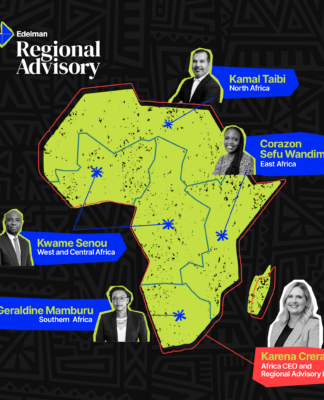 Edelman Africa launched its Regional Advisory (ERA) team, comprised of senior industry veterans and communications advisors spread across North, East, West, Central and Southern Africa to assist existing and potential clients build their businesses and navigate the continent. This move, together with Edelman’s established network of vetted partners that span the entire African continent and offer on-the-ground tactical support across all 54 countries, positions Edelman Africa as the most connected communications advisory on the African continent and the leading provider of communications advisory across the regions. To build upon Edelman Africa’s already established teams in both Southern and East Africa, the regional advisory team will be co-led by two external advisors handpicked for their decades of experience across their respective regions: Kwame Senou, Executive Director of The Holding Opinion and Public (THOP) in Cote d’Ivoire and Kamal Taibi, Founder & CEO of Stratëus Group in Morocco. Increasing market volatility, institutional failures pushing people to the brink, and growing mistrust of leaders in government, business, and media. The 2025 Edelman Global Trust Barometer Data identified these symptoms as part of a crisis of grievance: a sense of unfairness and a lack of confidence in our institutions to improve our world, continent, and respective countries. For governments, multinational corporations and NGOs hoping to expand their presence into Africa, building trust will be crucial to offsetting this sense of grievance. “As our Trust research has shown, when institutions can’t be trusted to do what is right, levels of grievance arise. That’s why we must focus on increasing optimism, helping organisations cultivate and rebuild trust in local communities where they operate. This is especially true for those building their presence in Africa,” says Karena Crerar, CEO of Edelman Africa. “Multinational corporations and other institutions can no longer afford to be out of touch. Nuanced, regional strategies must be in place to reflect Africa’s complex socioeconomic environments. You can’t transplant multinational business and communication models into a given country and hope they’ll stick. You need a top-down understanding of every market,” she says. “This launch marks a significant step forward in how we support our clients’ ambitions across Africa. By bringing together deep regional expertise with the global reach of Edelman, we’re equipping institutions with the insight and guidance they need to navigate complex markets, earn trust, and drive impact at scale. It’s a strategic move that reflects both the growing importance of Africa in global growth plans and our commitment to being a trusted partner on that journey," says Justin Westcott, COO of Edelman EMEA. From public affairs influencing local policy to crisis communications, on-the-ground presence to regional analysis, this team will focus on not only tactical implementation in each country, but also strategic regional advisory for clientele operating in multiple African markets. “This is a pivotal moment, where our role is to navigate the complexities and deliver tailored solutions. West and Central Africa presents a dynamic landscape ripe with opportunities. Through this unique strategic alliance, we are well-positioned to support the ambitions of both global players and regional champions, driving meaningful impact across the region,” says Senou. North Africa also offers compelling prospects, says Taibi: “The region’s strategic location bridging Europe, the Middle East, and sub-Saharan Africa creates a hub for logistics and trade. Countries like Morocco and Egypt have become focal points for industries such as automotive manufacturing, energy transition, and agribusiness.” Organisations working with Edelman on the continent will receive ongoing, bespoke advice based on their current organisational strategy and market expansion plans. They will then work alongside the advisors in understanding all aspects of the market, region, neighbouring markets, and overall context. “Our advisors will then guide clientele on a strategic approach, going beyond Public Relations and tactical implementation, rather helping to tailor organisational goals into a regionally nuanced, culturally sensitive communications programme focusing on the stakeholders they want to reach. They will then work with our partner network across more than 50 African countries to implement these strategies and create the greatest possible positive impact for both the organisations and the communities in which they work,” says Crerar. The ERA Structure: Steering this advisory team will be Karena Crerar, Edelman Africa CEO, with the following advisors overseeing each region:  Kwame Senou, Executive Director, THOP, Cote d’Ivoire (West and Central Africa)  Kamal Taibi, Founder & CEO, Stratëus Group, Morocco (North Africa)  Corazon Sefu, Edelman Kenya Managing Director (East Africa Advisor)  Geraldine Mamburu, Edelman Africa Business Development Director (Southern Africa) Karena Crerar, Edelman Africa CEO, says: “As a leading communications consultancy in Africa, and a global leader in Trust, now is our moment to spearhead the African growth agenda for our industry, our people, and our clients – both on the continent and in international markets where interest in our dynamic continent remains high.” She continues: “We aim to advise our clients on the nuances of Africa through a country- specific, regional, and continent-wide lens, ensuring their communications create positive economic and social impact. This alongside access to the Edelman’s global capabilities, allowing us to design communication strategies for clients that drive meaningful change while fostering sustainable growth – helping us to push back against the crisis of grievance,” says Crerar.