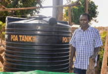 Dennis Ngari, a resident of Rianjeru village in Embu County, faced significant challenges due to water scarcity in the semi-arid region. The community depended on a World Bank-funded water project, which often ran dry during the harsh dry seasons. As the sole breadwinner, Dennis struggled to provide enough water for his farm and his family's needs, forcing him to make long trips on his boda-boda to fetch water from distant sources. His farm, located near a river, had to compete with other farmers for the limited water supply, leaving his family in a constant struggle. In February 2021, Dennis found a lifeline through BIMAS microfinance. He received a loan of Ksh 42,000 to buy and install a 6,000-liter water tank at his home. This loan transformed his life. With a reliable water supply, Dennis's farm flourished, and his boda-boda business stabilized. The constant access to water allowed him to tend to his crops year-round, even during the dry seasons. Now, Dennis and his family are planning to expand their business, aiming for another loan to purchase a 10,000-liter tank to ensure an ample water supply for their growing farm. Grateful for the support, Dennis says, "BIMAS came to my rescue when I was about to give up on farming. Now, I can farm in all seasons without worrying if the rivers run dry. My farming business has flourished since joining hands with BIMAS. We can nurture our farm day or night, rain or shine." Dennis's story is a shining example of the positive impact BIMAS has had on his life and his family's future.