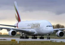 Emirates’ (www.Emirates.com) flagship A380, long celebrated as one of aviation’s most iconic aircraft, is set to reach new heights as the first installation of next-generation Starlink Wi-Fi onboard has just been completed. The Emirates A380 was one of the first commercial aircraft in the world to offer internet to its customers, with first generation systems offering a total aircraft bandwidth of less than 1 Mbps. Emirates’ installation of three Starlink antennas on each A380 will improve the Wi-Fi available onboard a thousand-fold - offering a ‘better than at home’ connectivity experience for customers, while flying at 40,000 feet. The first Emirates A380 aircraft equipped with Starlink made its return to Dubai this week, after its installation and certification was accomplished in Newquay, UK. With more A380s scheduled for accelerated installation throughout 2026, Emirates customers will soon enjoy a transformative leap in onboard connectivity with the ability to stream, game, browse, and work throughout their journey on personal devices. The service will be complimentary for all customers, across all cabins, with easy sign up and access. Future enhancements will include Live TV streaming over Starlink, initially on personal devices and later integrated into seatback screens. From its celebrated Onboard Lounge to its signature First Class Shower Spa, the Emirates A380 has consistently redefined long-haul travel, beloved by customers from all corners of the globe. With the addition of Starlink’s seamless connectivity across all cabin classes, the Emirates A380 experience evolves once more, delivering a fully connected journey in the sky. A technical first for the world’s largest passenger aircraft As the world’s largest passenger aircraft, the A380 presents unique engineering challenges and opportunities. This industry-first Starlink configuration is designed to meet the demands of the A380’s ‘double-decker’ layout and high passenger capacity and is capable of delivering more than 2 Gbps of total aircraft bandwidth across the cabin. Compared with the Emirates Boeing 777, the Emirates A380 features additional wireless access points and a third antenna to deliver an enhanced connectivity experience for its higher passenger capacity. Optimised inter‑deck integration supports a seamless Wi‑Fi experience, with customers able to enjoy high speeds depending on usage and device capability. Accelerated rollout across an industry-leading fleet Starlink installations will soon begin at Emirates Engineering facilities in Dubai to accelerate deployment across the fleet. Emirates is committed to bringing the best possible connectivity to its entire fleet at the earliest opportunity, with 25 Boeing 777-300ER aircraft already equipped with Starlink and the first A380 now joining service. So far, more than 650,000 Emirates customers have already flown on Starlink‑equipped flights, experiencing the benefits of next‑generation onboard connectivity firsthand. Emirates continuous investment into elevating customer experience The introduction of Starlink on the A380 builds on Emirates’ ongoing investment into redefining the customer journey, including one of the most ambitious retrofit programmes in aviation history. To date, 93 Emirates aircraft have been fully refurbished (https://apo-opa.co/4d9Ldyo) featuring the installation of the widely acclaimed Premium Economy cabins, an enhanced Business Class, refreshed First Class suites, upgraded interiors and finishes in Economy Class and throughout all aspects of the cabin, and expanded and upgraded inflight systems that can offer more than 6,500 channels of entertainment. To complement the significant upgrades across all hardware, Emirates also continues to invest in its training programmes and facilities that are instrumental to customer experience. In mid-2025, Emirates opened an US$ 8 million facility - ‘Centre of Hospitality Excellence’ (https://apo-opa.co/3QpE9VP) to train its 25,000 cabin crew in the art of hospitality onboard – bringing together both the tangible and intangible elements of an outstanding travel experience.