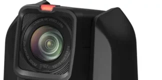 Canon (www.Canon-CNA.com) announces two additions to its professional cinema and AV lineups: the CN30×40 IAS J R1/P1 ultra-telephoto cinema zoom lens (https://apo-opa.co/4egKrku) with a new updated drive unit and the RC‑IP300 multi-camera PTZ controller (https://apo-opa.co/41YXW0L) . Designed for high-end filmmaking and live events, the new zoom will provide filmmakers with even more power and flexibility, while the new controller offers an entry-level route into multi-camera PTZ control. Both products strengthen Canon’s film and broadcast ecosystem with tools that deliver precise control and cinematic image quality. The CN30×40 IAS J R1/P1 brings exceptional reach and optical performance to wildlife filmmakers and live productions. Featuring an ultra-telephoto 30x zoom range of 40-1200mm or 60-1800mm with extender, the lens provides native Super35mm coverage, and the renowned optical quality associated with Canon cinema lenses, enabling detailed 4K and 8K imagery – even from extreme distances. A new drive unit further enhances operability and functionality for professional applications, with features such as focus breathing correction, improved servo control, an info display and USB Type-C terminal for easy setup and maintenance. With a 1.5x extender, the lens increases focal reach while enabling full-frame coverage, offering filmmakers additional creative flexibility. Despite its powerful range, it remains comparatively light for its class and is built with a rugged construction suited to demanding environments such as wildlife hides, stadium gantries and remote production locations. Advanced autofocus and subject-tracking capabilities, combined with Canon’s Focus Guide, help operators maintain precise and accurate focus in fast-moving scenes. Canon is also introducing the RC‑IP300, a compact yet powerful PTZ controller built for modern multi-camera productions. Designed to enable single operators to manage complex camera setups, the controller controls up to 200 cameras, organises them into groups and stores up to 100 presets per camera for instant recall and repeatable shot framing. The controller features a 3.5-inch touchscreen preview, IP video inputs and an intuitive layout of joystick, touchscreen and programmable controls that streamline operation in broadcast studios, lecture halls and corporate production environments. Support for Canon’s PTZ Auto Tracking application and integration with tools such as Stream Deck further enhances workflow efficiency and automation. Together, these launches demonstrate Canon’s continued commitment to evolving production demands, from cinematic long-range storytelling to scalable IP-based multi-camera workflows. By combining advanced optics with intelligent control systems, Canon continues to develop its ever-expanding ecosystem of tools that enable creators and production teams to capture and control content with precision and creative freedom. CN30×40 IAS J R1/P1 (https://apo-opa.co/4egKrku) – key highlights Unrivalled 4K/8K optics with minimal flare and organic colour Powerful 30x focal range 40-1200mm or 60-1800mm with extender Native Super35mm, with 1.5x extender to increase reach and cover full frame sensors Portable and built for the field, light for its class, providing exceptional coverage RF or PL Mount data support with lens metadata capture for Zeiss eXtended dataTM and Cooke/iTM technology Advanced Autofocus with support for Dual Pixel AF II Auto Exposure Ramping Compensation to keep consistent brightness throughout the zoom range New drive unit with focus breathing correction, improved servo, info display and USB-C RC‑IP300 (https://apo-opa.co/41YXW0L) – key highlights Compact and control‑room ready, fitting studios, classrooms, and mobile setups Single‑operator control with intuitive joystick, touchscreen, and preset selections Scale up to 200 cameras with centralised control of multi‑cam setups Up to 100 presets per camera with instant, repeatable shots and moves 3.5" touchscreen preview with on‑board monitoring for quick checks and framing IP video inputs for streamlined networking, fewer cables, and enhanced workflows Supports Canon applications such as Auto Tracking and Auto Loop